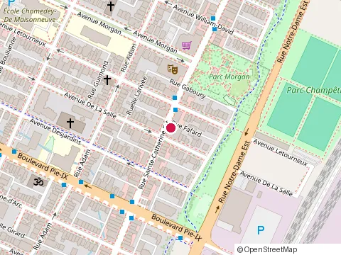 Location of Dr Mohunlall Soowamber at 4261 Rue Sainte-Catherine E, Montréal