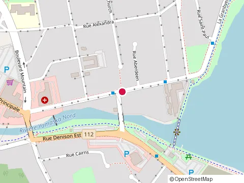 Location of Dr Serge Corbin at 77 Rue Drummond, Granby