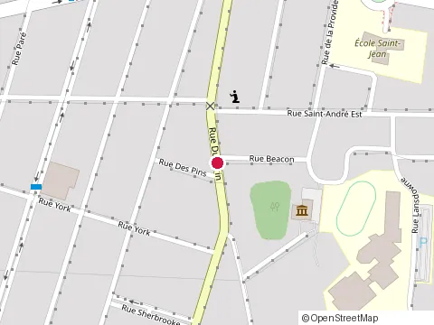 Location of Dr. Jacques Boisvert at 199 Rue Dufferin, Granby