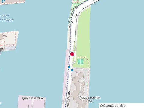 Location of Dr. Louise Aznavour, Psychologist = Solution Oriented Coaching= at 2500 Avenue Pierre-Dupuy, Montréal