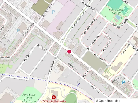 Location of Dr. Marc Bélanger at 351 Boulevard des Bois-Francs N, Victoriaville