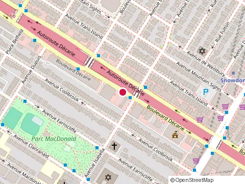 Location of Dr. Rachel at 5253 Bd Décarie, Montréal