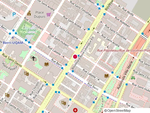 Location of Draghia Mihu Poliquin Avocats at 615 Boulevard René-Lévesque O, Montréal