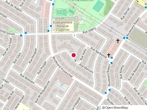 Location of Drain Ex -Laval at 10101 avenue Hébert, Montréal