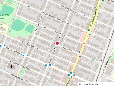 Location of Drain Expert Débouchage et Inspection Drain at 2558 Rue Joffre, Montréal