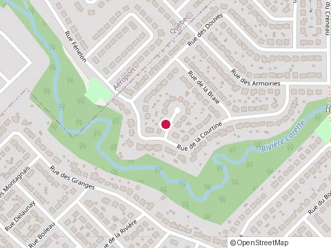 Location of Drainages des Deux Rives Inc at 1333 Rue de la Courtine, L'Ancienne-Lorette