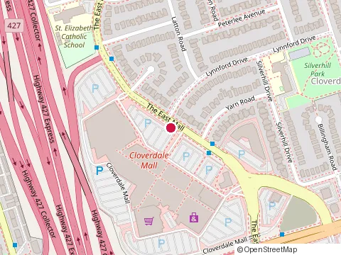 Emplacement de Metro au 250 The East Mall, Etobicoke