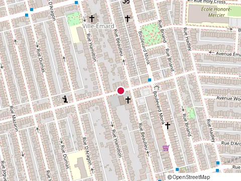 Location of Draperies Prime at 2519 Springland Rue, Montréal