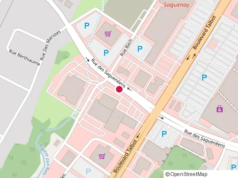 Location of Dre Anne-Julie Labrecque at 345 Rue des Saguenéens, Chicoutimi