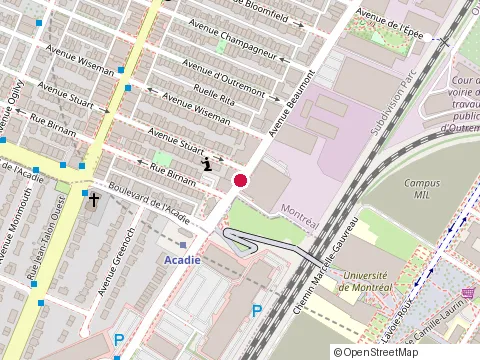 Location of Dre Ariane Lebuis at 945 avenue Beaumont, Montréal