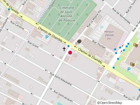 Location of Drolet & Vallee at 20 Rue le Moyne O, Longueuil