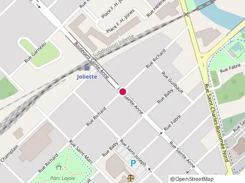 Location of Drouin Roger Entrepreneur Electricien Inc at 217 Bd Sainte-Anne, Joliette