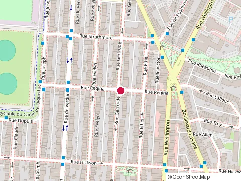 Location of Drum Lessons Mtl at 329 Rue Regina, Verdun