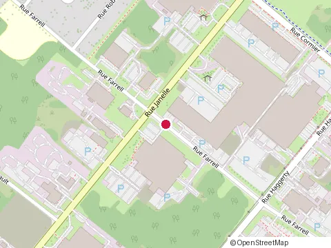 Location of Drummondville Elementary School at 565 Rue Farrell, Drummondville