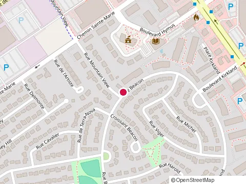 Location of Ds Translation at 87 Rue Beacon, Kirkland