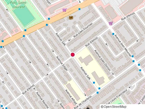 Location of Dtergens Entretien Inc. at 5317 Rue d'Amos, Montreal-Nord