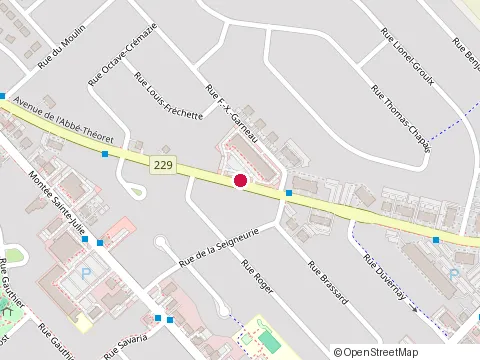 Location of du Pain et des Rêves at 801 avenue de l'Abbé-Théoret, Sainte-Julie