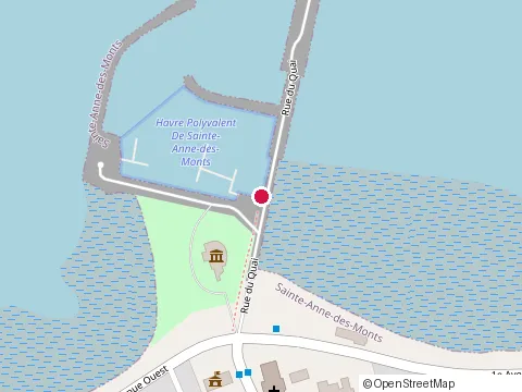 Location of du Quai at 3 1Re Avenue O, Sainte-Anne-des-Monts