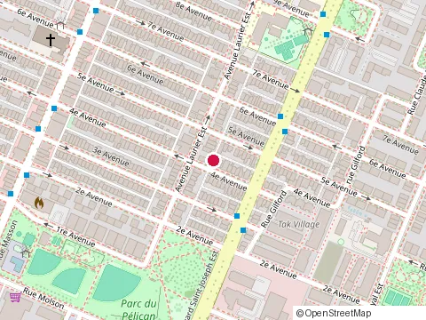 Location of du Rêve at 5059 4E Av, Montréal