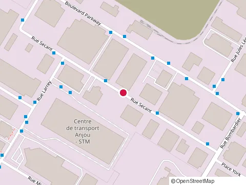 Location of Dube Cormier Construction Inc at 10450 Rue Secant, Anjou