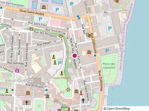 Location of Dubé Gravel Avocats at 66 Rue du Sault-au-Matelot, Québec