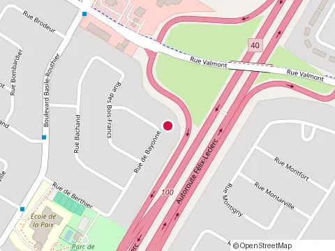 Location of Dubé Habitations Inc. at 878 Rue de Bayonne, Repentigny