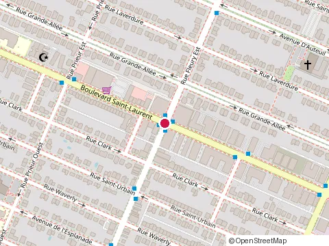 Location of Dubé Quevedo Cpa Inc at 10206 boulevard Saint-Laurent, Montréal