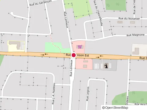Location of Dubois Laureat & Fils Inc at 657 Rue Denison O, Granby