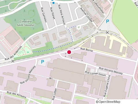 Location of Dubois Menuiserie at 1000 Rue Borne, Québec