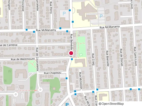 Location of Dubois Michel at 1187 Belvedere S, Sherbrooke