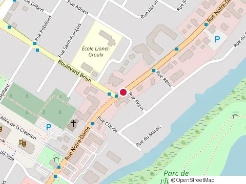 Location of Dubreuil Sylvain at 472 Rue Notre-Dame, Repentigny
