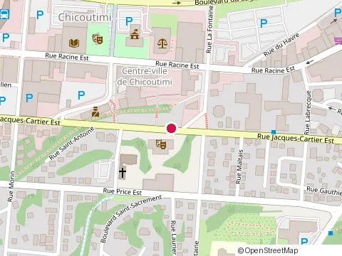Location of Dubuc Lessard & Assoc Inc at 211 Rue Jacques-Cartier E, Chicoutimi