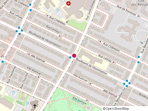Location of Duchaine & Assoc at 6560 boulevard de l'Assomption, Montréal