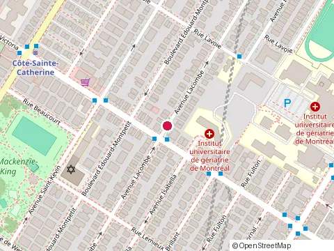 Location of Duguay le Roy at 4707 avenue Lacombe, Montréal