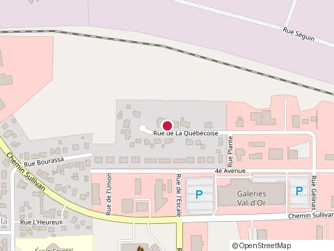 Location of Dulux’S at 1488 Rue de la Québécoise, Val-d'Or