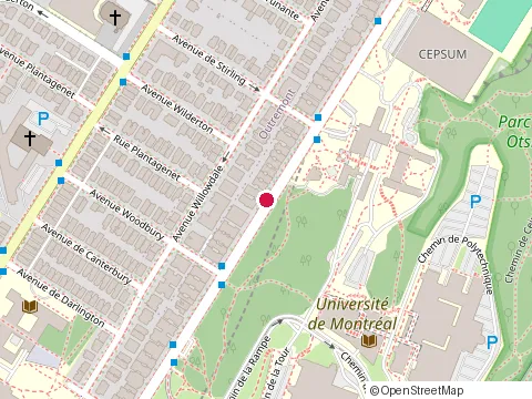 Location of Dumais André at 2505 boulevard Édouard-Montpetit, Montréal