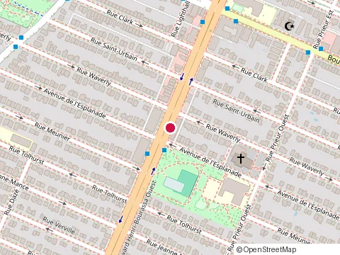 Location of Dumarsais Avocat at 222 Boulevard Henri-Bourassa E, Montréal