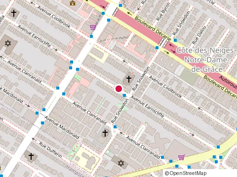 Location of Dumas Balthazard at 4983 avenue Earnscliffe, Montréal