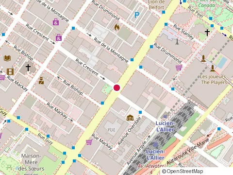 Location of Dumas Entrepreneur Spécialisé at 175-1055 Rue Lucien-l'Allier, Montréal
