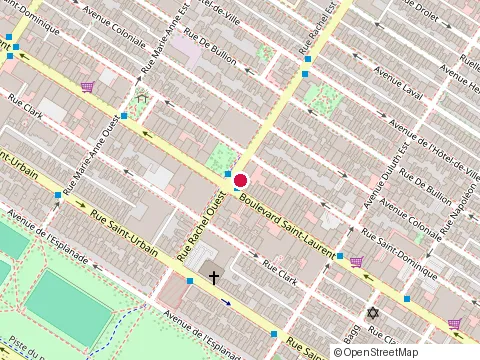 Location of Dumplings Imagine at 16 Rue Rachel E, Montréal