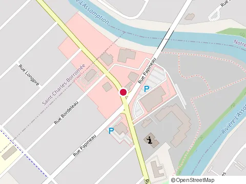 Location of Dunkin' Donuts at 555 Rue Saint-Charles-Borromee N, Joliette