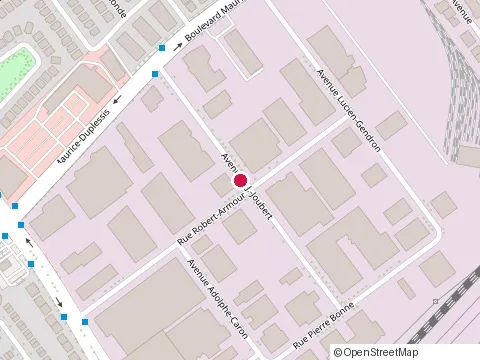 Location of Dusco Doors at 11825 avenue Jj Joubert, Montréal