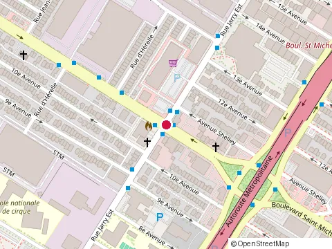 Location of Duy Anh at 7961 boulevard Saint-Michel, Montréal