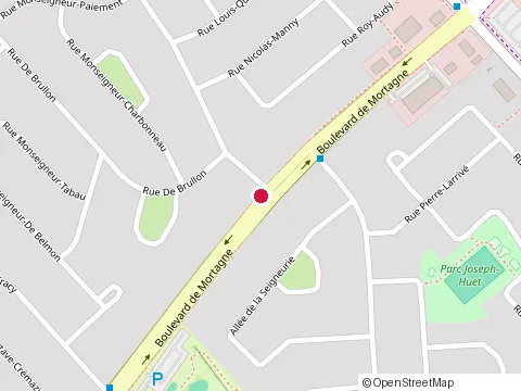 Location of Dv Maçonnerie at 305 de Mortagne, Boucherville