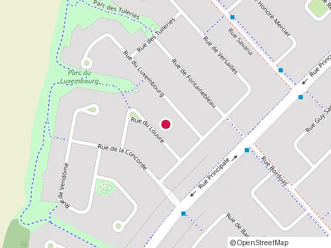 Location of Dveloppement F Millones Inc at 1962 Rue du Luxembourg, Sainte-Julie