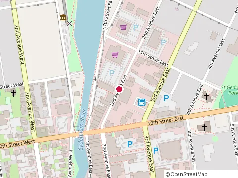 Location of Metro at 1070 2Nd Ave E, Owen Sound