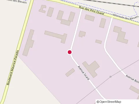 Location of Dynamitage du Lac Inc. at 700 avenue Sicard, Alma