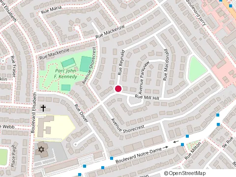 Location of Dz-Ign Renovation at 1147 Rue Reynald, Laval