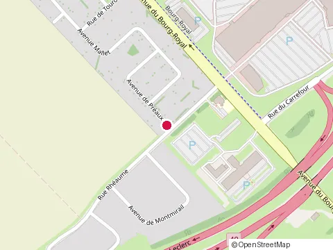 Location of E Cole de Hockey les Remparts at 3007 avenue de Prã©aux Quebec  Qc G1C 4M5, Québec