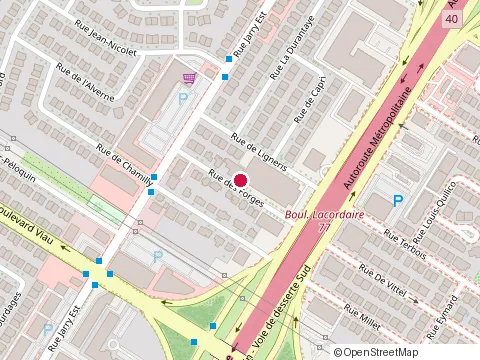Location of E.Lefebvre et Fils at 7939 Rue des Forges, Saint-Léonard